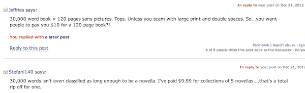 Kindle Book Comments
