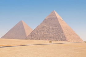 Pyramids.
