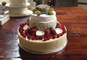 Cheese wedding cake
